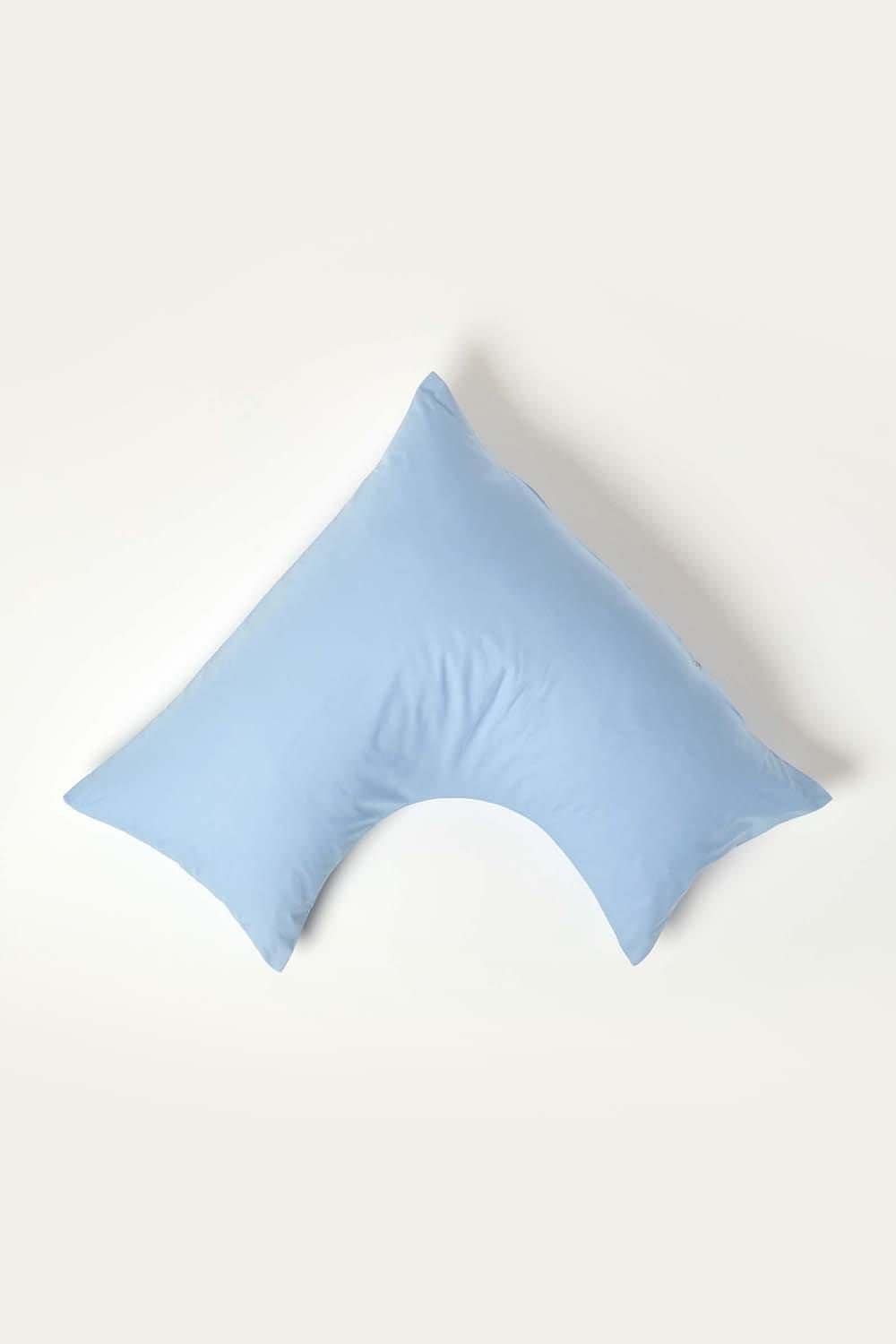 Homescapes Egyptian Cotton V Shaped Pillowcase 200 TC image 1