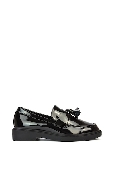 XY London 'Alida' Chunky Loafers Tassel Back To School Flat Shoes