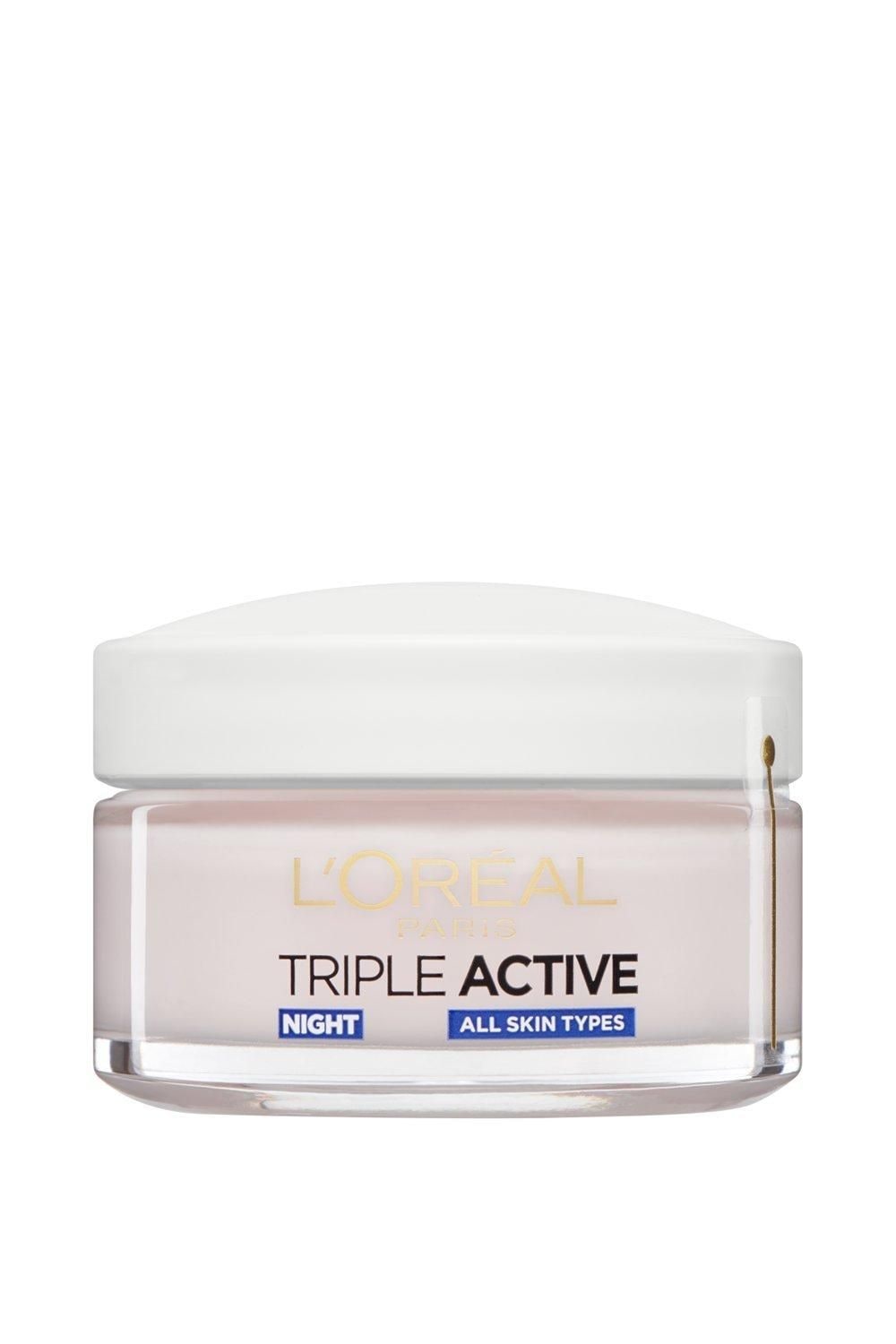 L'Oréal Paris Dermo Expertise Triple Active Hydrating Night Moisturiser Multi image 1