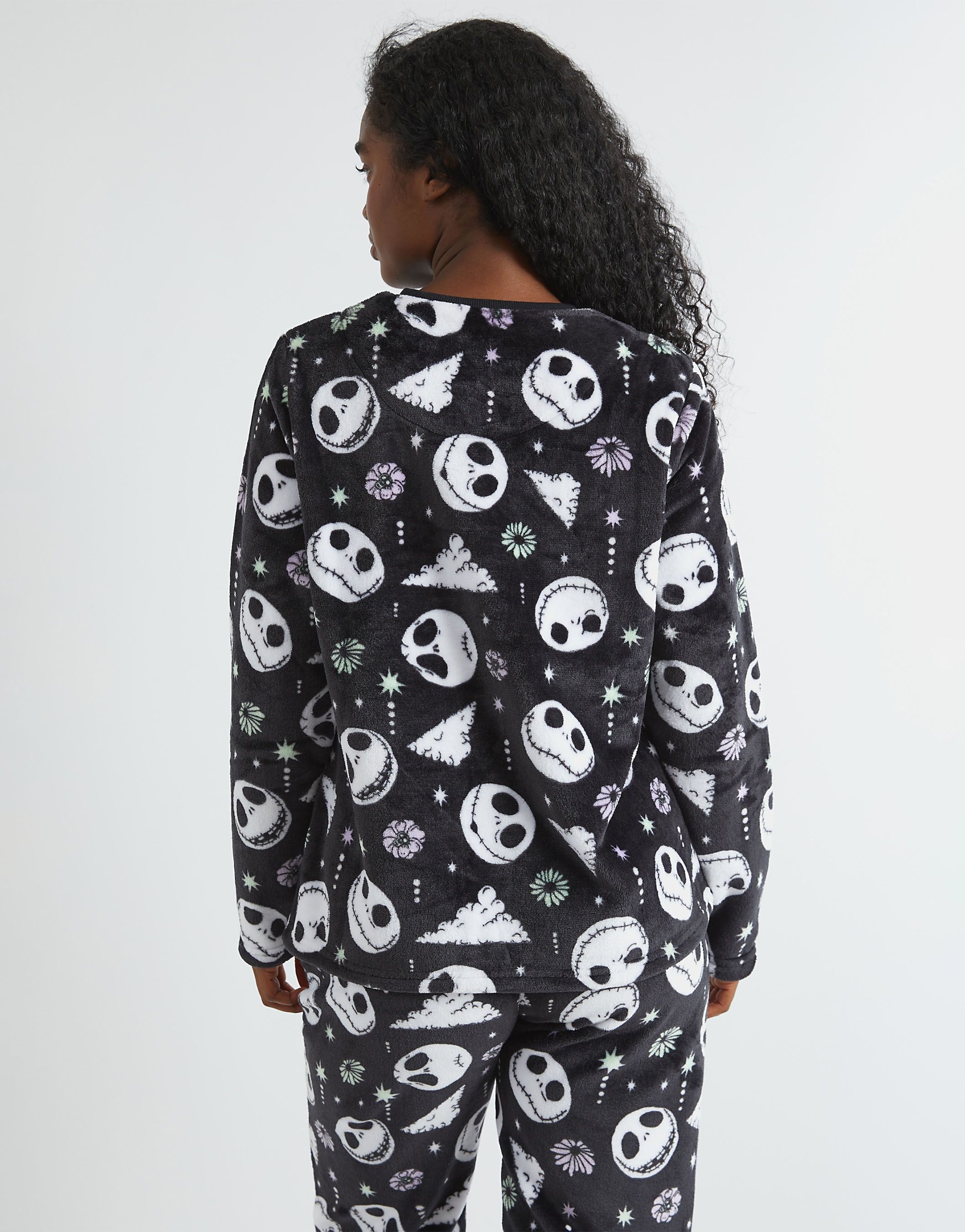 SKINNYDIP Nightmare Before Christmas Jack Skellington Fleece Pyjama Set image 2
