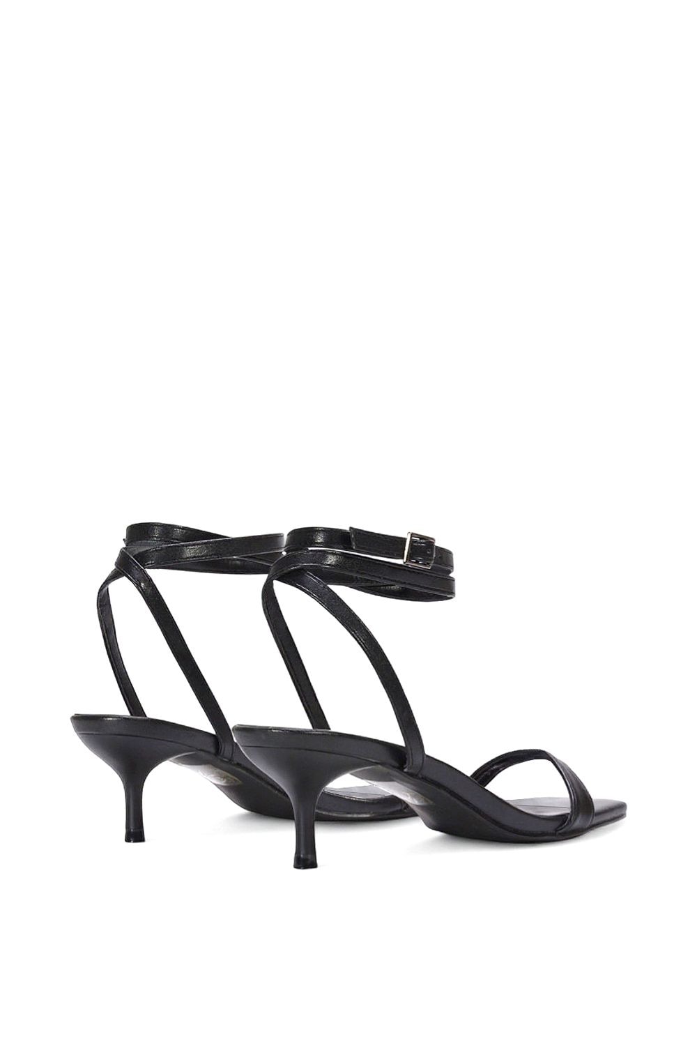 XY London 'Nikita' Strappy Low Kitten Heel Sandal Shoes image 3