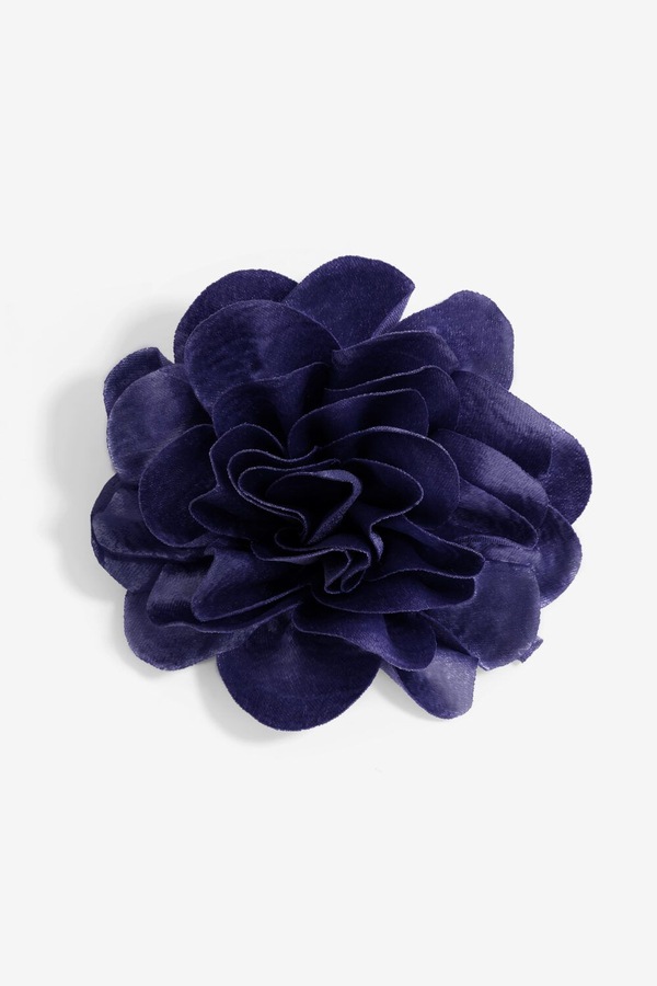 Jon Richard Navy Corsage Brooch