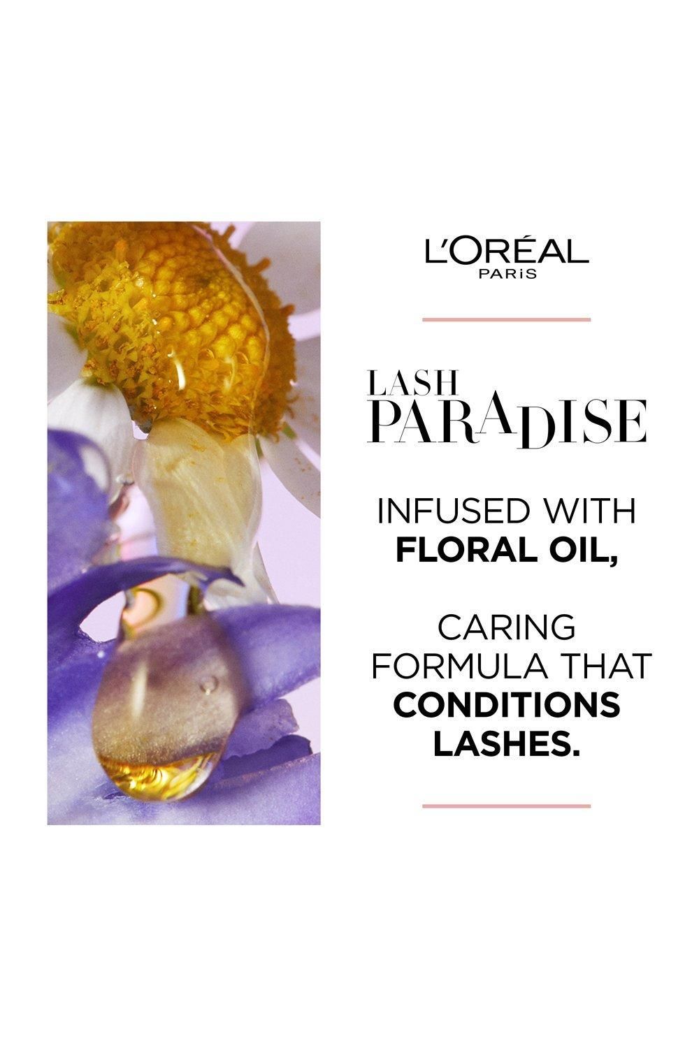 L'Oréal Paris Paradise Castor Oil-Enriched Volumising Mascara Black image 7