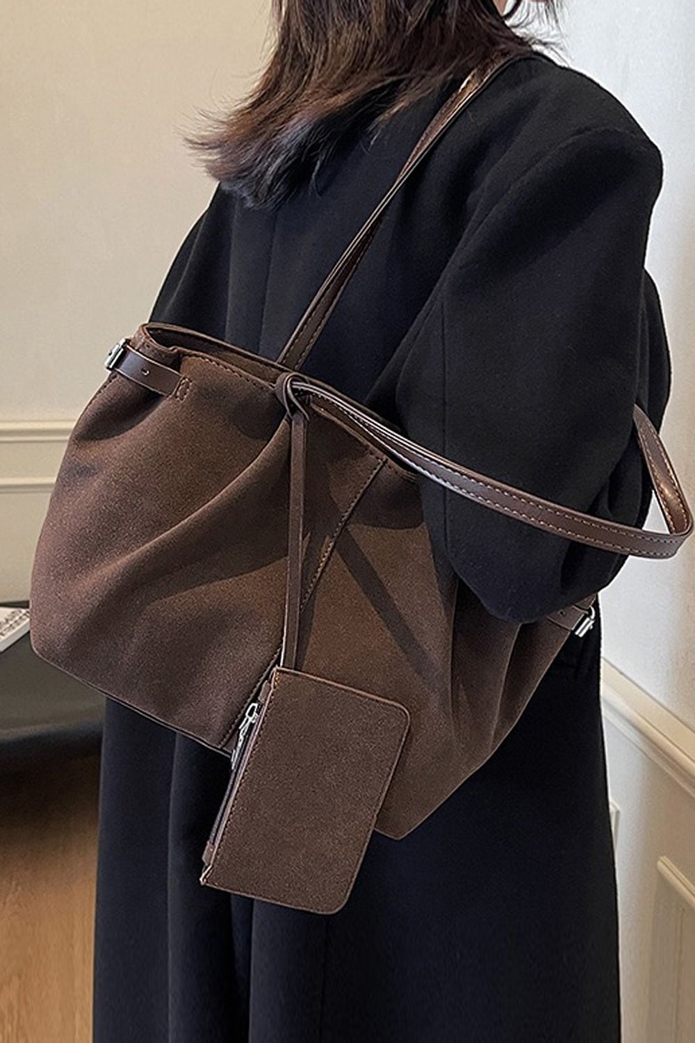 XY London 'Destiny' Large Tote Bag with Matching Pouch Purse image 2