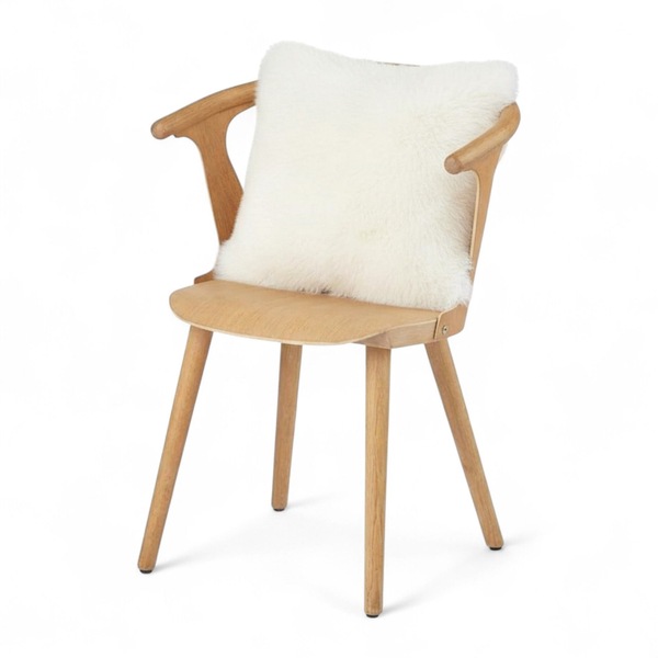 Infinity Leather Luxury Genuine Sheepskin 40x40cm Real Wool Single Sided Cushion