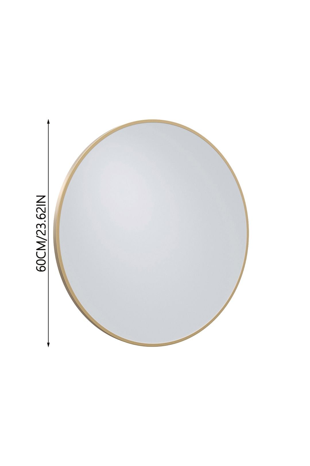 Living and Home 60cm Round Wall Mirror image 6