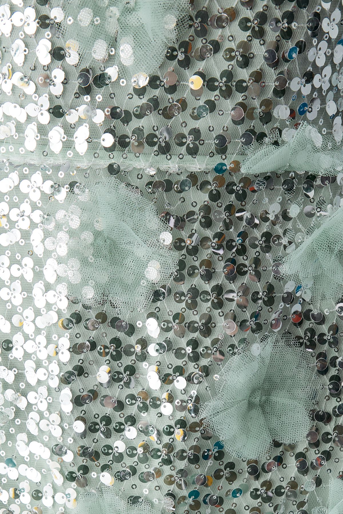 Coast Coast Muse Strappy 3D Sequin Flower Midi Dress Sage image 5