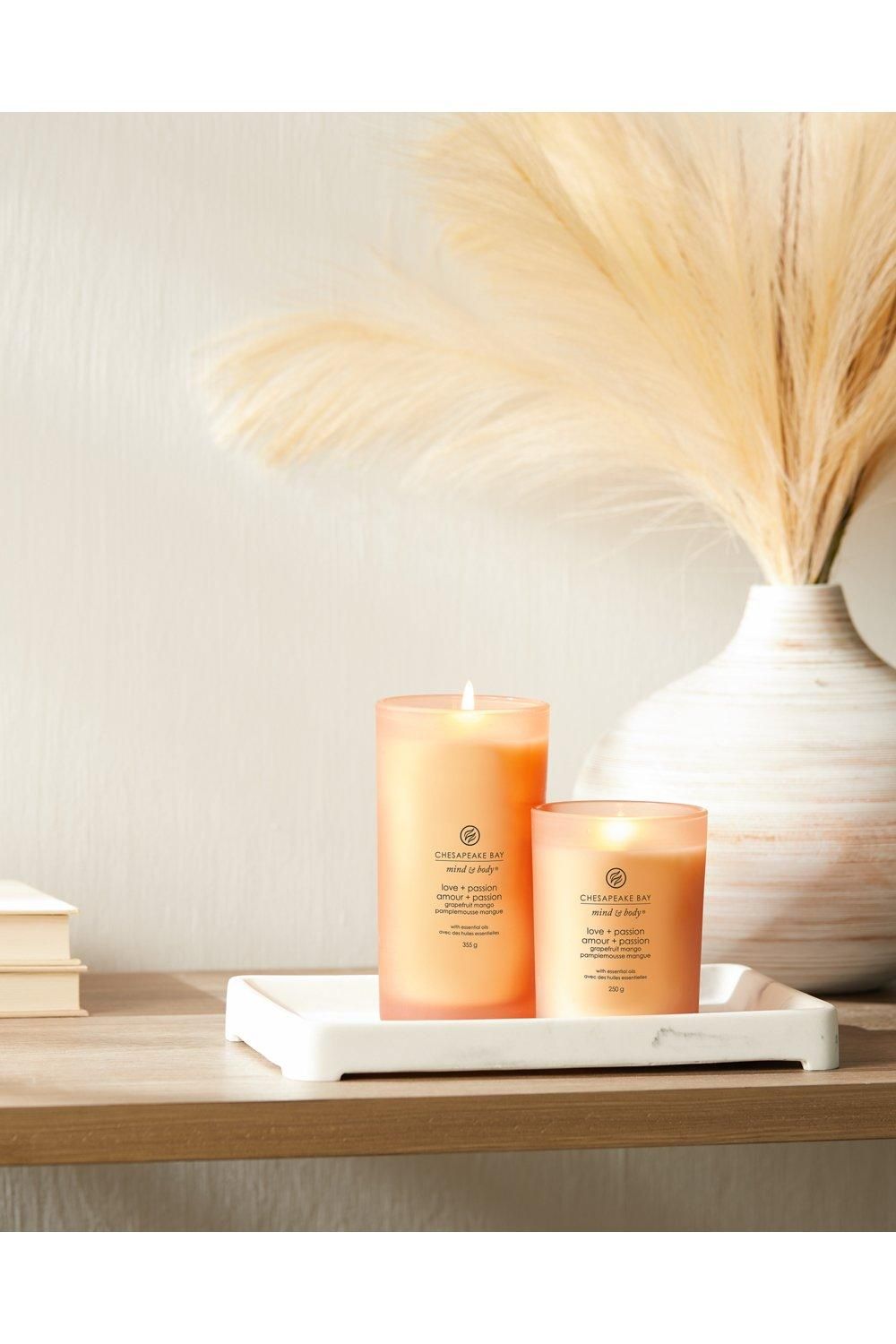 Chesapeake Bay Love + Passion Large Candle Orange image 3