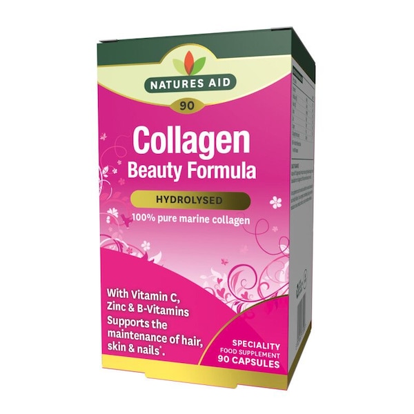 Natures Aid Natures Aid Collagen Beauty Formula with Vitamin C, Zinc & B-Vitamins 90 Caps