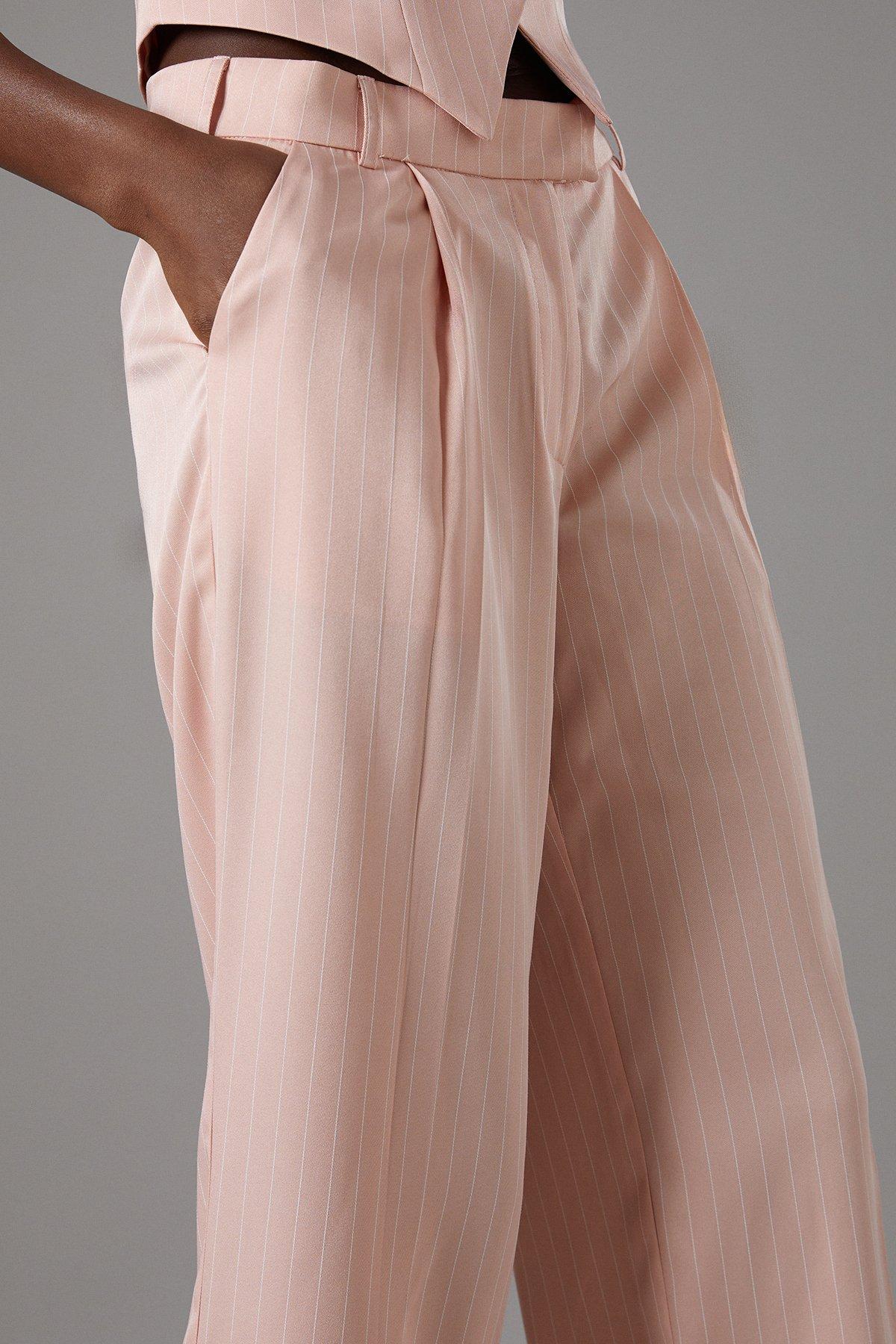 Coast Pinstripe Trouser Peach image 4