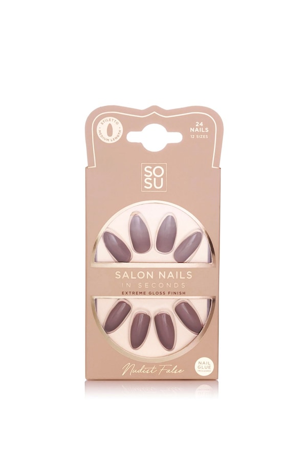 SOSU Cosmetics False Nails Nudist Multi