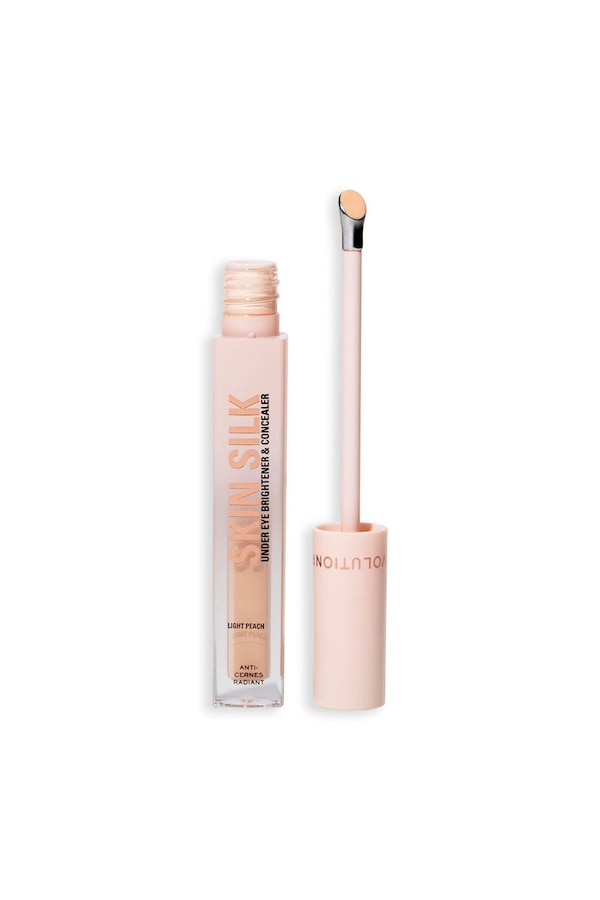 Revolution Skin Silk Radiant Serum Under Eye Brightener 4ml Light Peach
