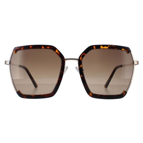 Guess Rimless Dark Havana Brown Gradient GF0418