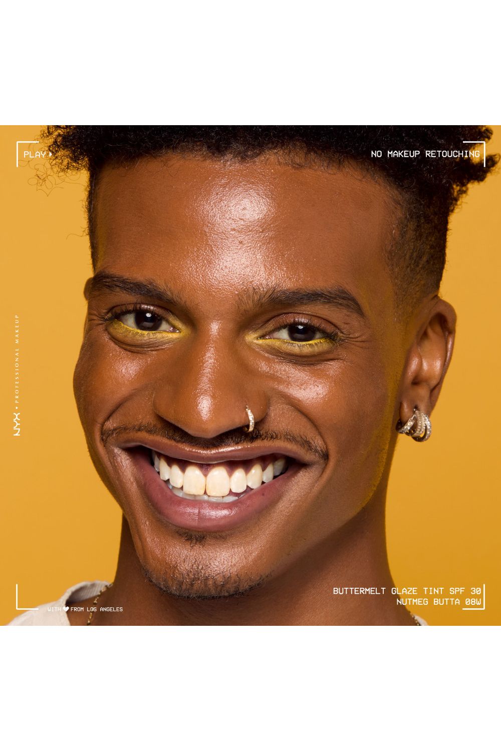 NYX Professional Makeup Buttermelt Glaze Soft Glow Skin Tint + SPF/FPS 30 30ml Nutmeg Butta image 4