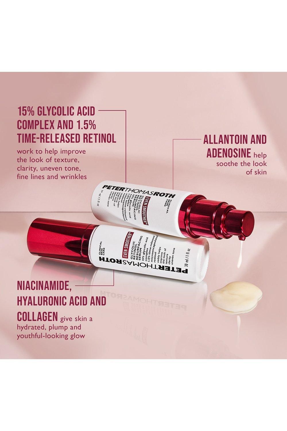 Peter Thomas Roth EVEN SMOOTHER Glycolic Retinol Resurfacing Serum Misc image 5