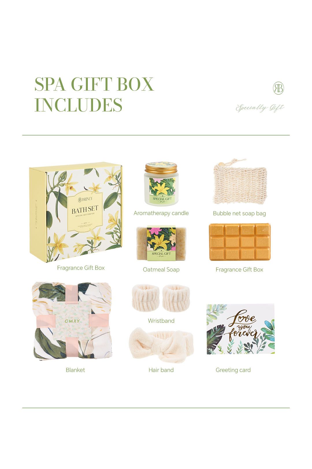 Living and Home Sunflower-Scented Spa Bath Gift Set image 7