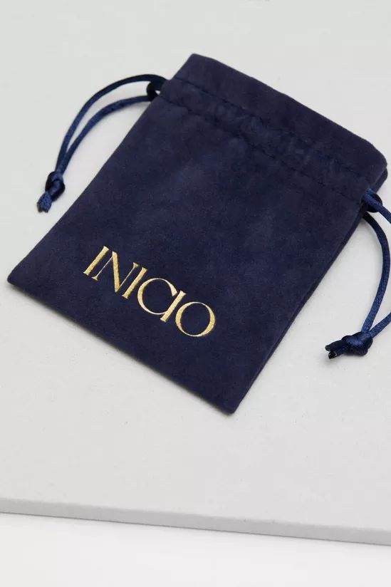 Inicio Gold Plated Clover Charm Huggie Earrings - Gift Pouch image 3