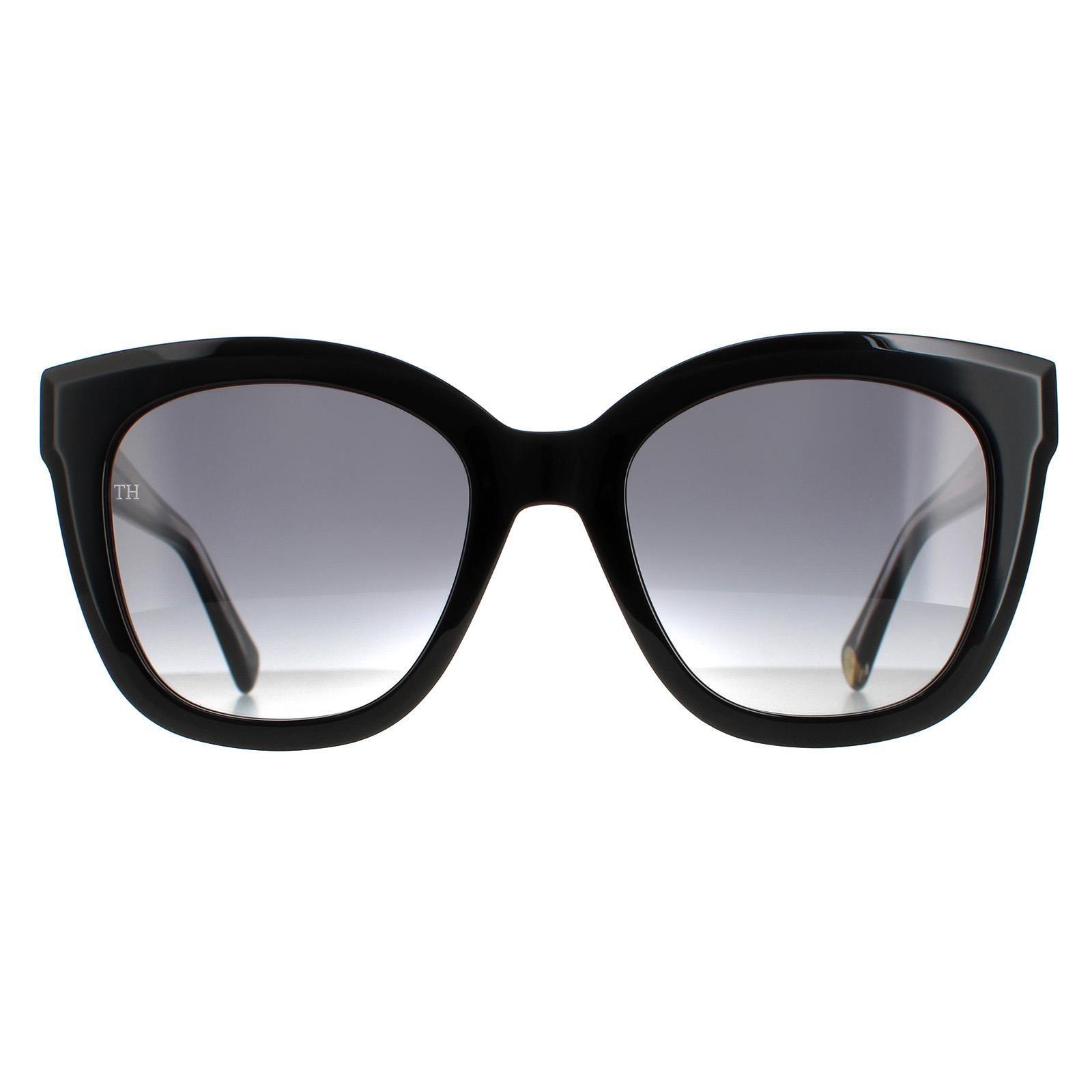 Tommy Hilfiger Cat Eye Black Dark Grey Gradient TH 1884/S image 1