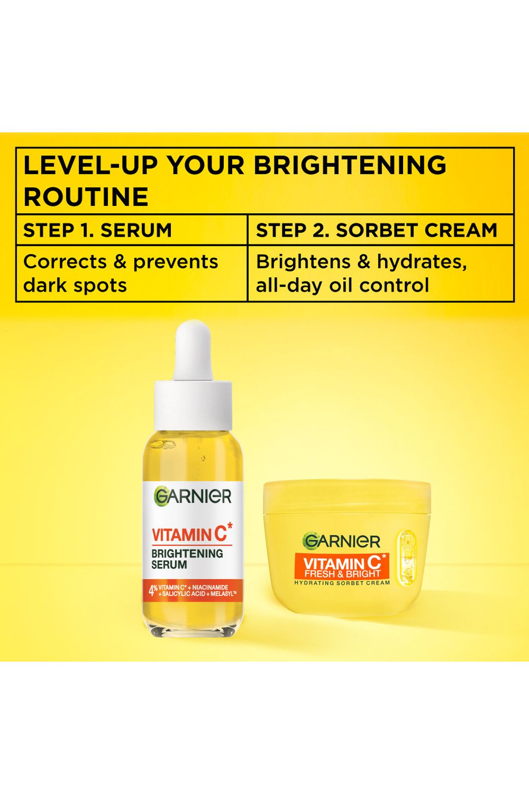 Garnier Vitamin C Fresh & Bright Sorbet Cream 85ml Multi image 8