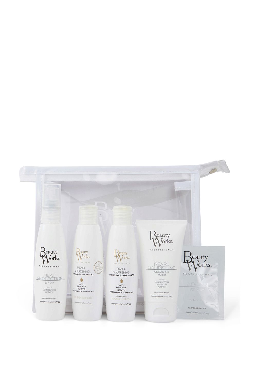 Beauty Works Beauty Works Travel Set - Argan Moisture Repair (Sulfate Free) 50ml Multi image 1