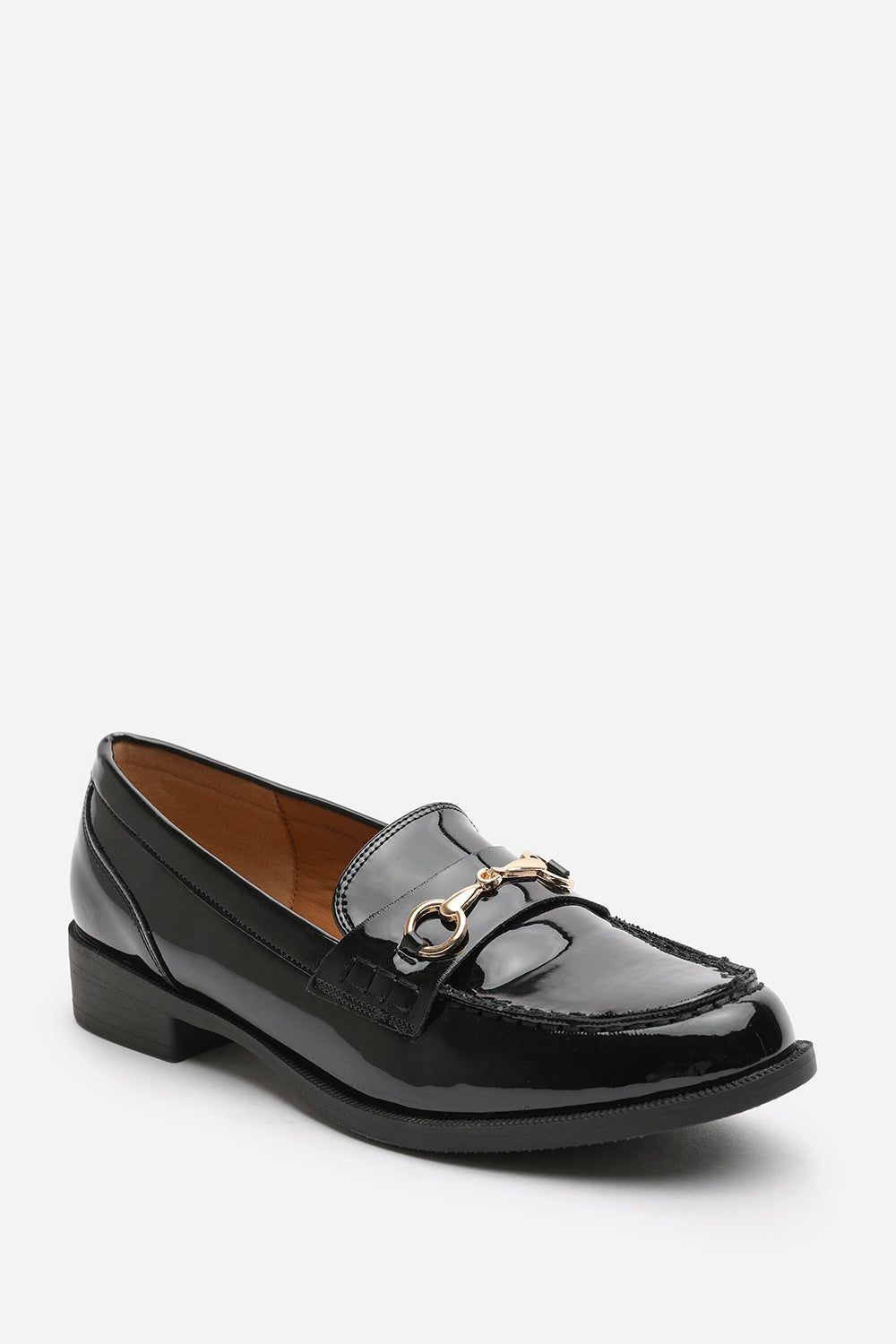 Where's That From 'Maison' Extra Wide Fit School Shoes Buckle Slip On Loafers image 3