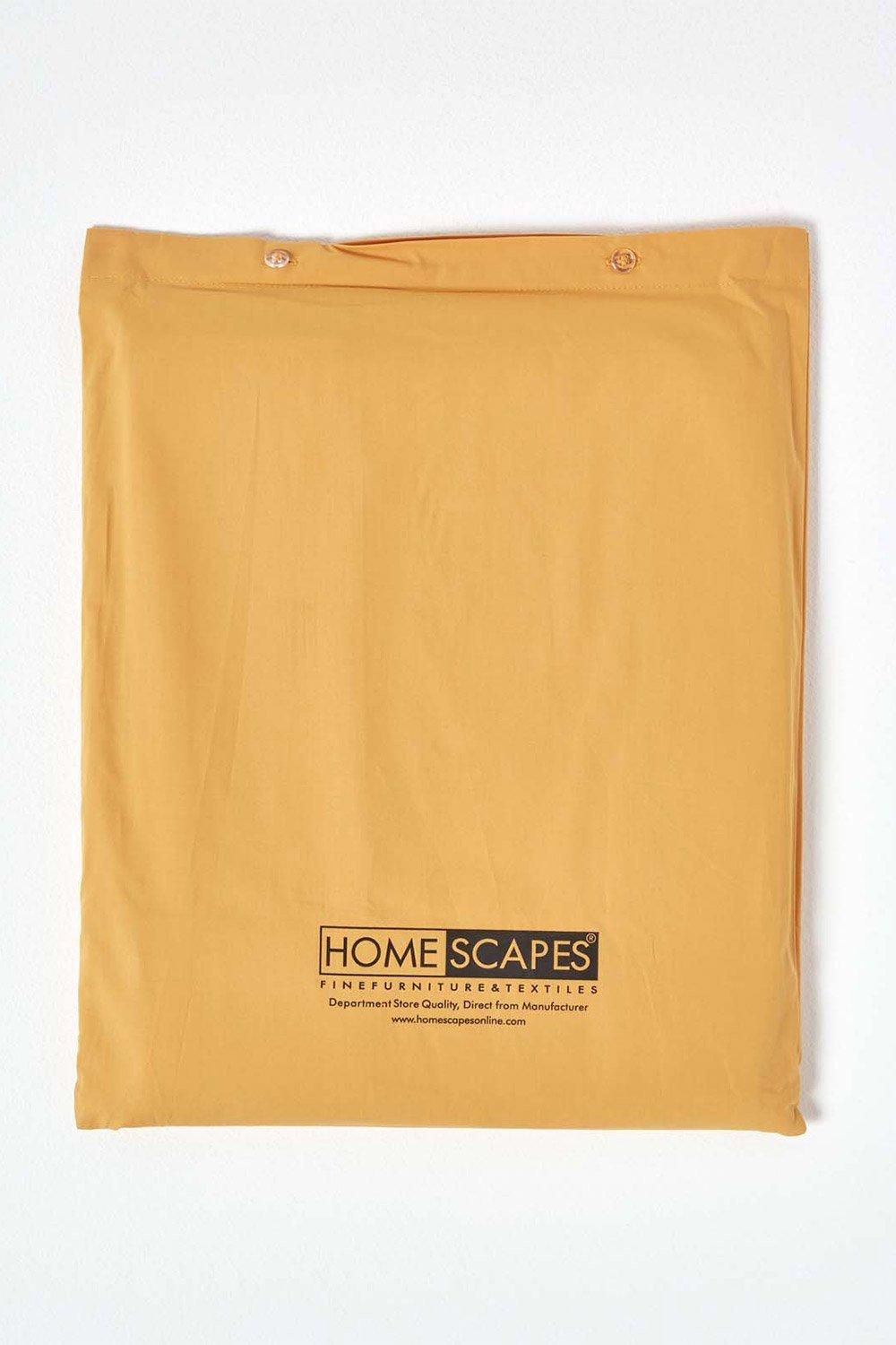 Homescapes Egyptian Cotton Duvet Cover with Pillowcase, 200 TC image 6
