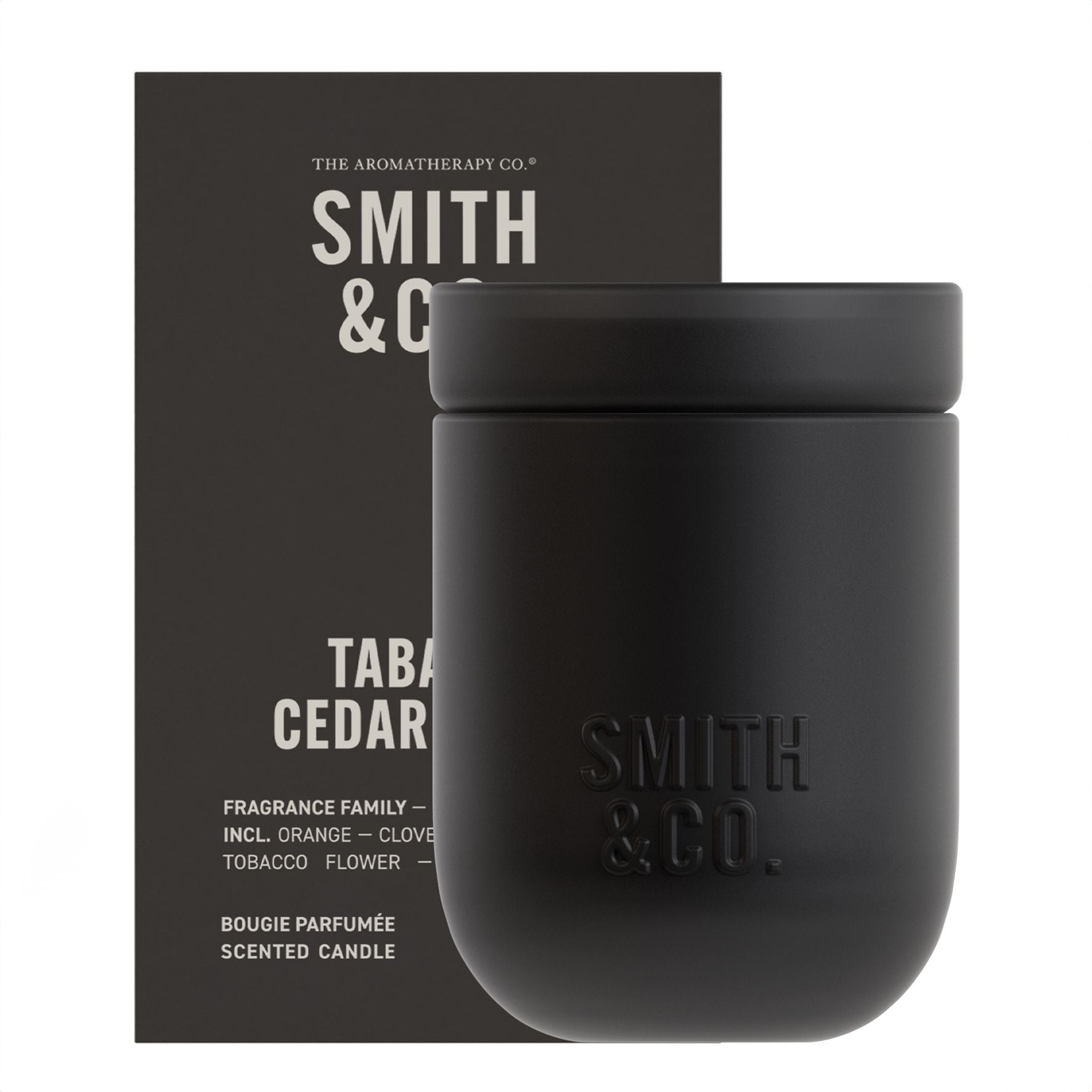 The Aromatherapy Company Smith & Co 250g Candle - Tabac & Cedarwood image 4