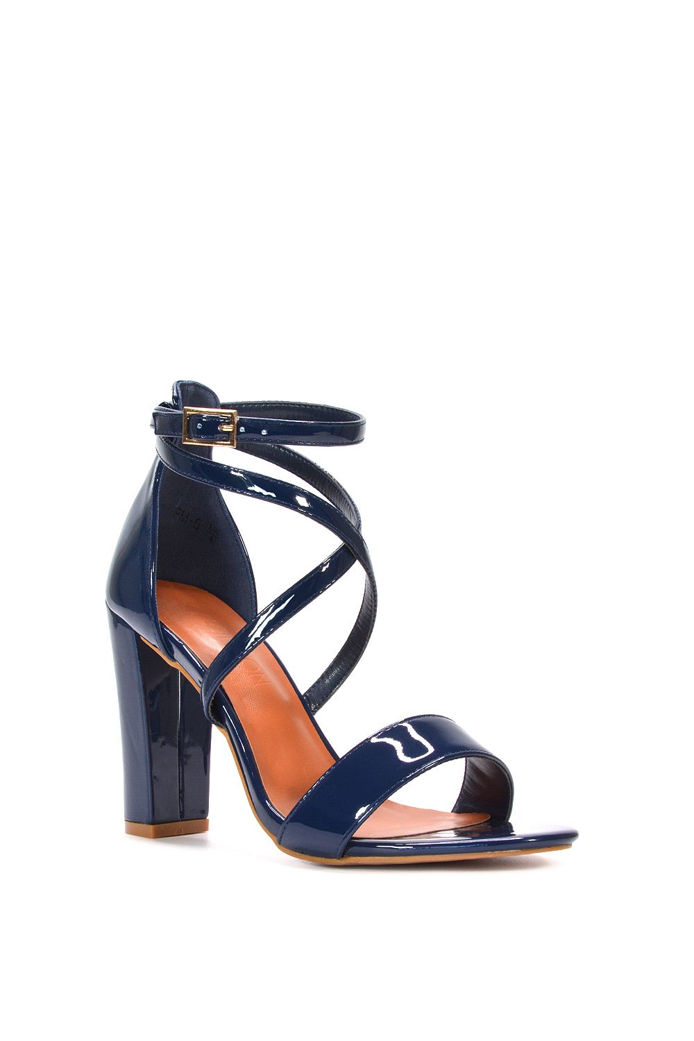 XY London 'Briella' Strappy High Block Heel Sandals image 2