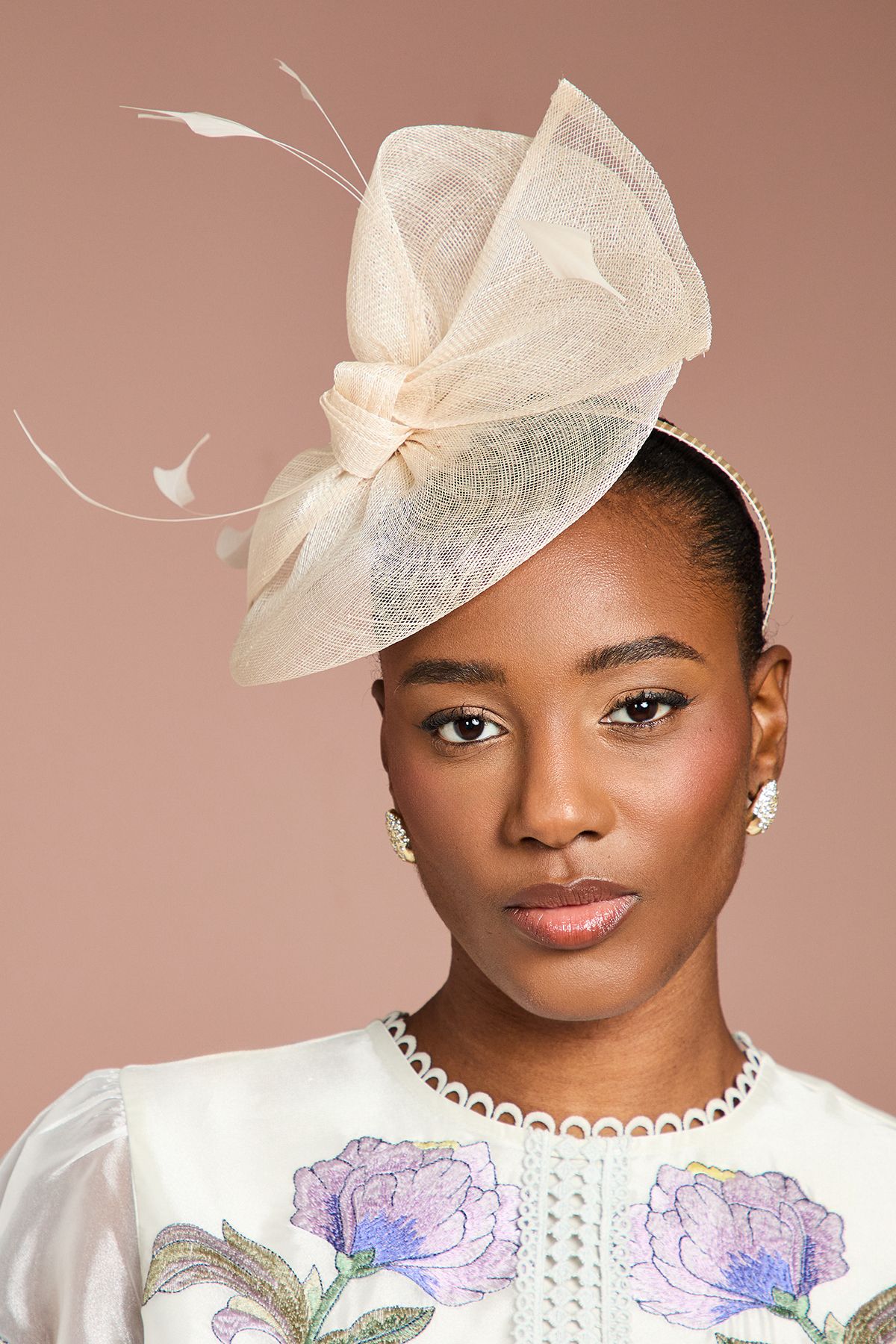 Coast Knot Detail Fascinator Champagne image 1