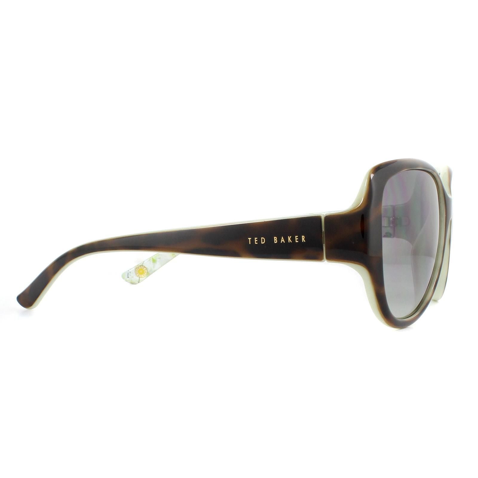 Ted Baker Oval Tortoise Green Grey Gradient Sunglasses image 4