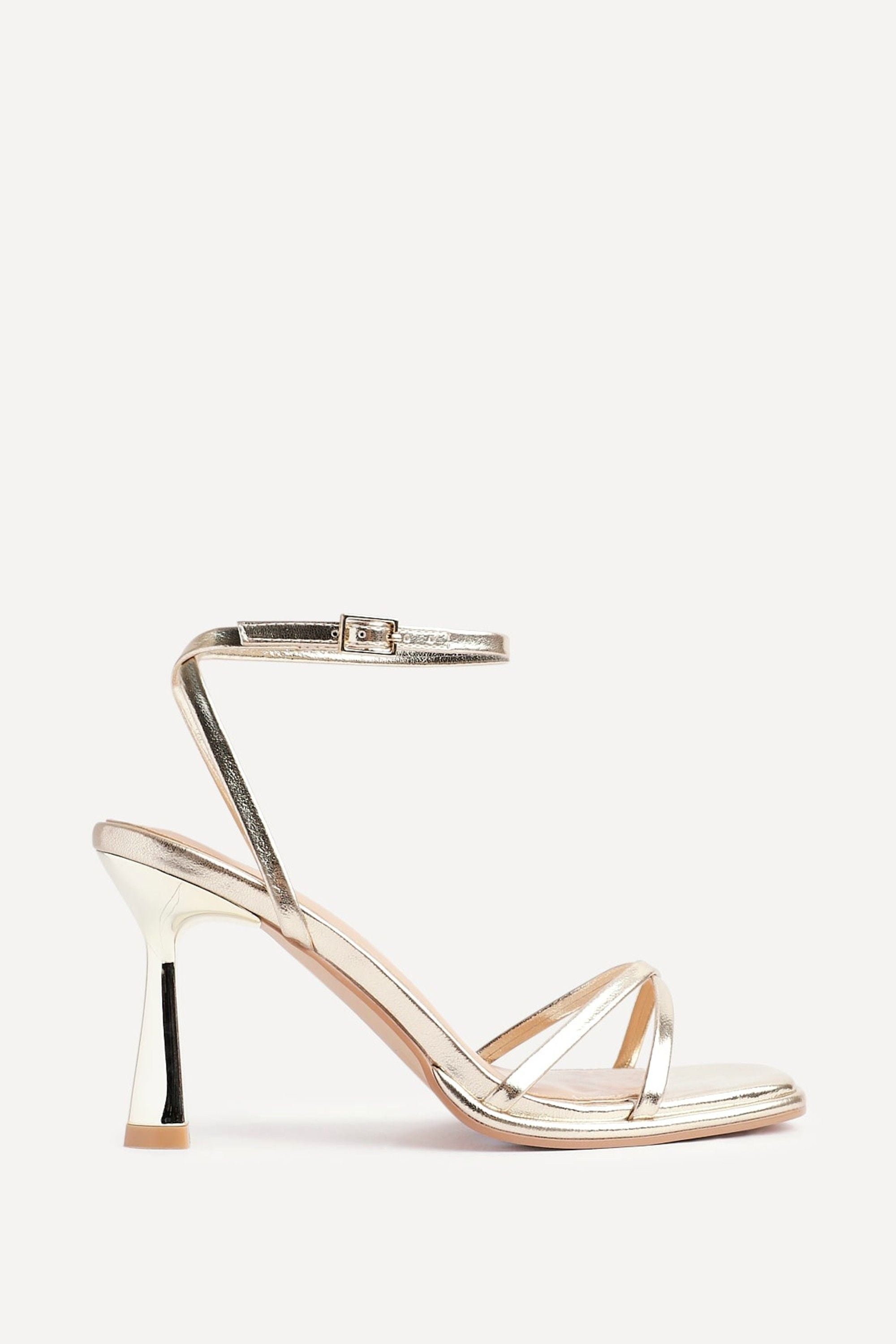 Linzi Verve Gold Crossover Stiletto Heel