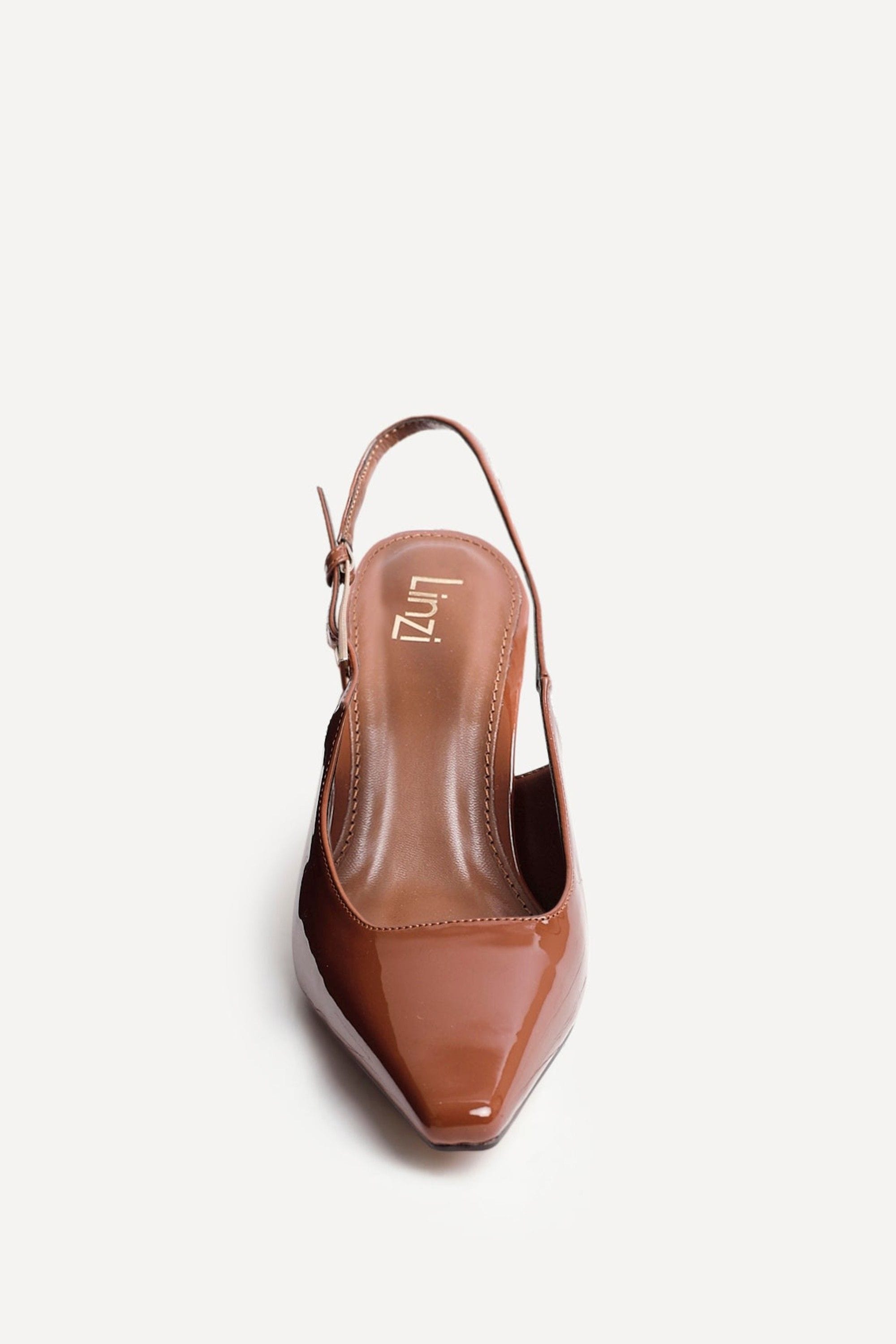 Linzi Avani Caramel Patent Court Heel image 4