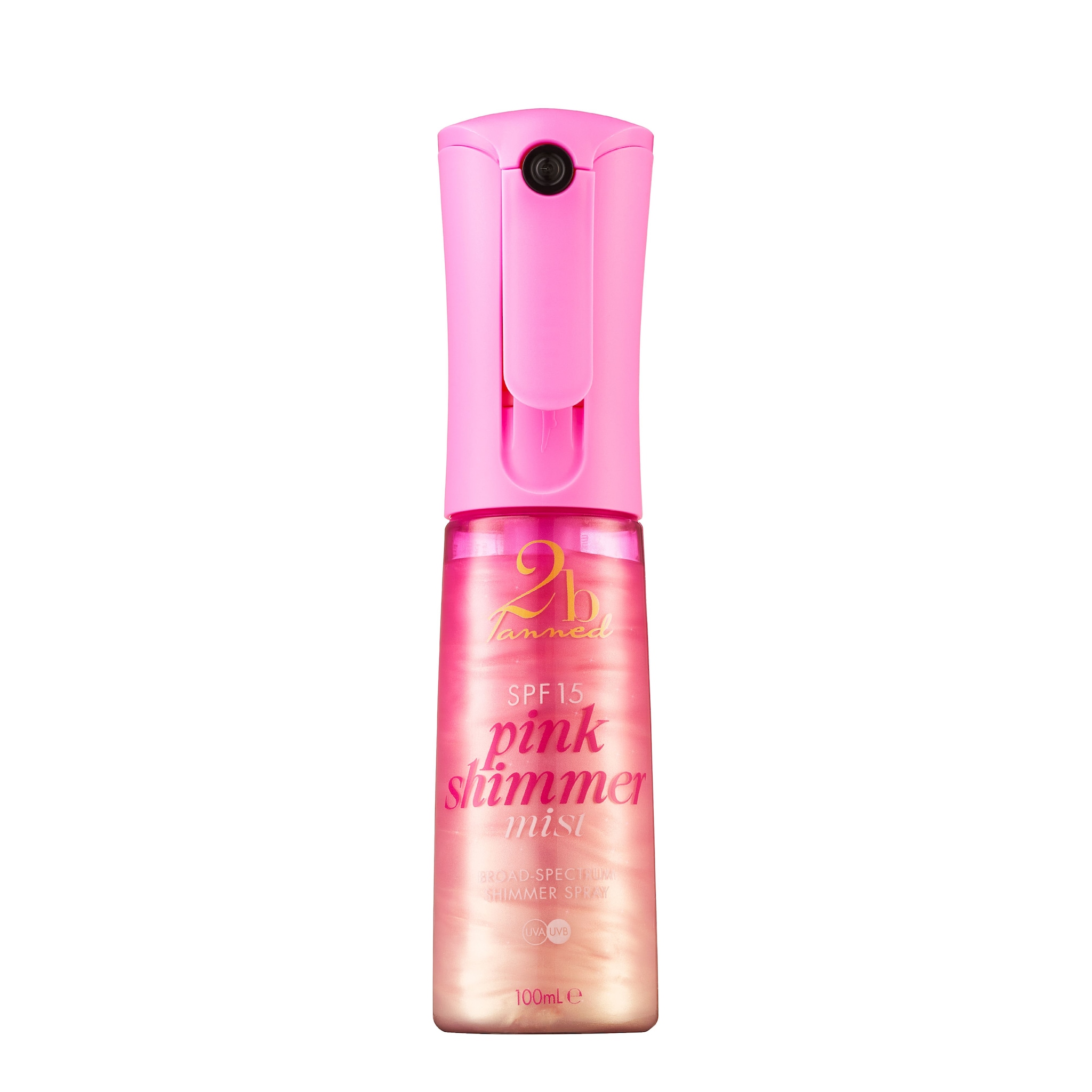 2bTanned Pink Shimmer Mist SPF15 image 1