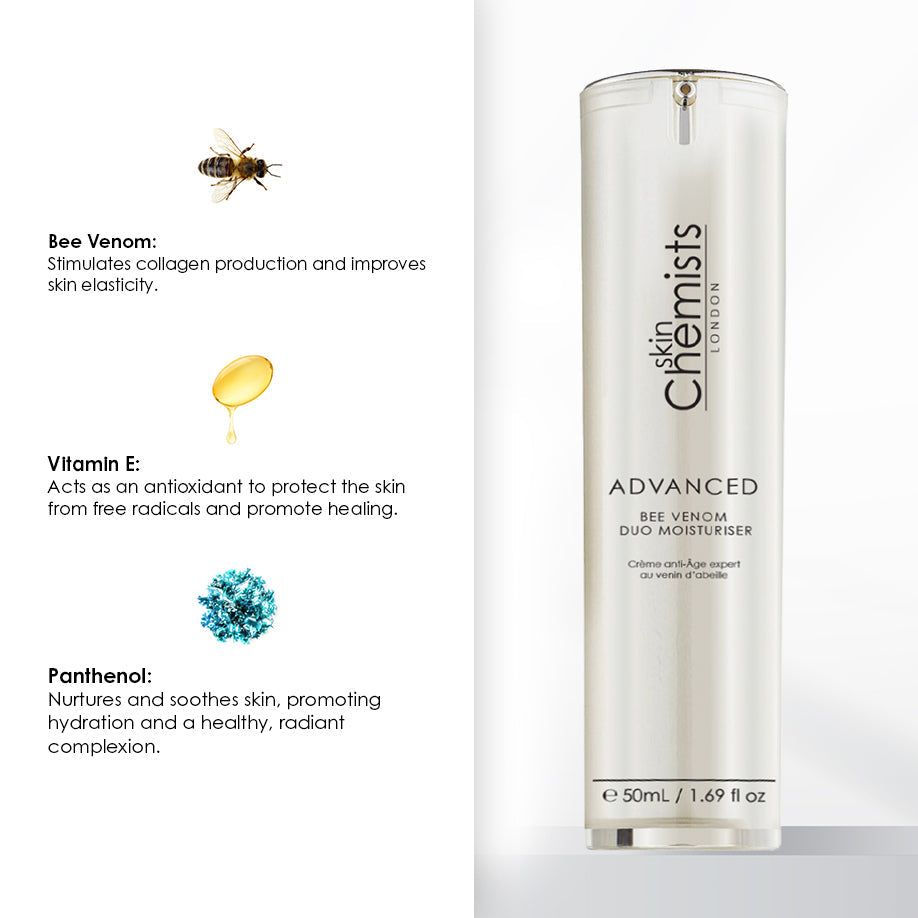 skinChemists professional Advanced Bee Venom Duo Moisturiser 50ml Twin Value Savings Pack image 3