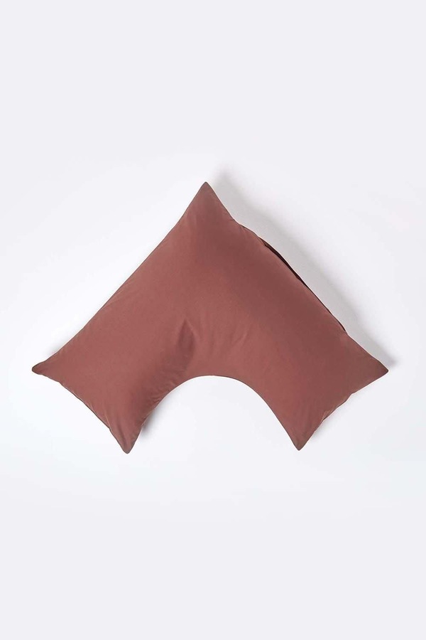 Homescapes Egyptian Cotton V Shaped Pillowcase 200 TC