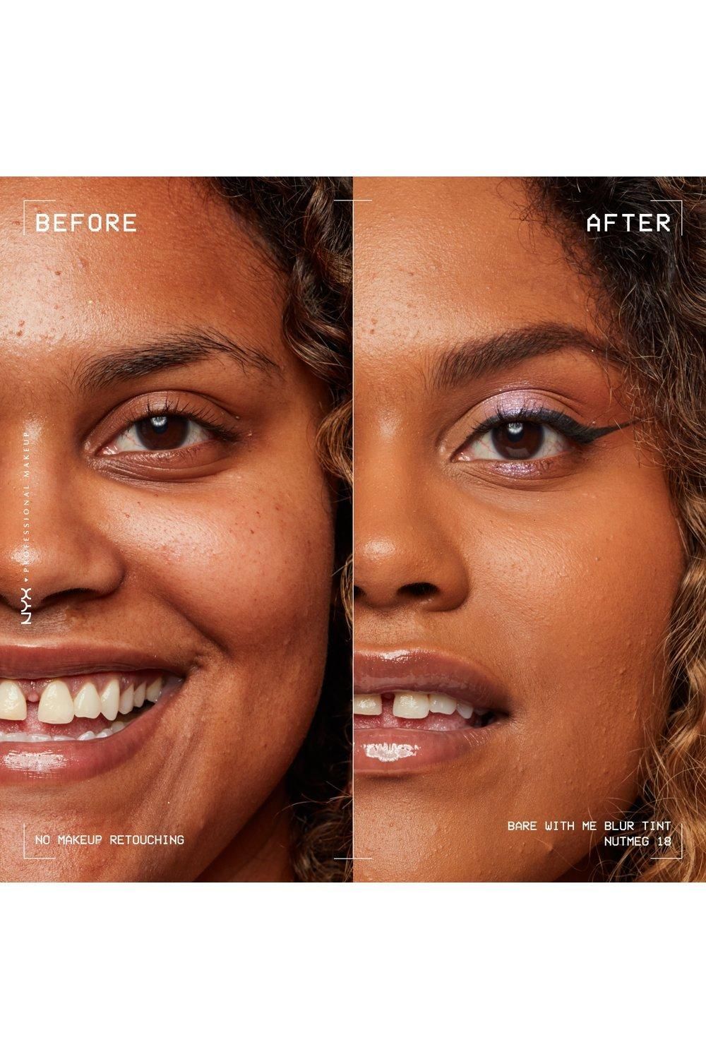 NYX Professional Makeup Bare With Me Blur Tint Foundation Nutmeg image 8