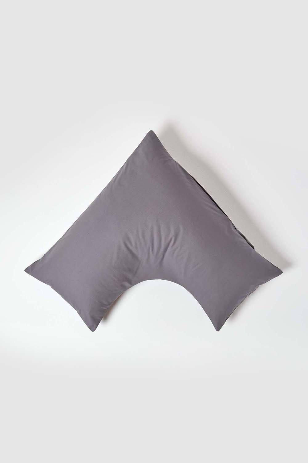 Homescapes Egyptian Cotton V Shaped Pillowcase 200 TC image 1