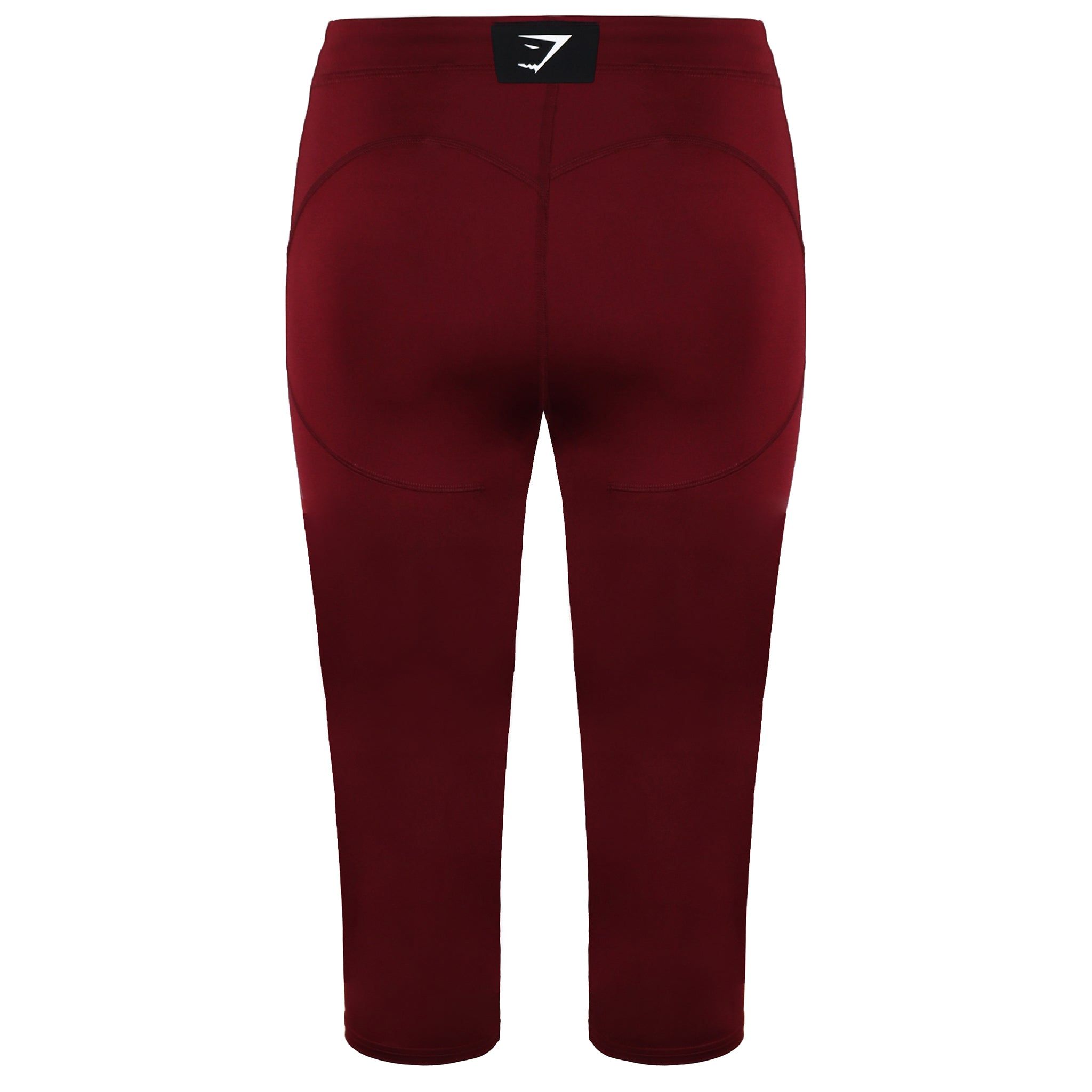 Gymshark Combat Burgundy Cropped Leggings image 3