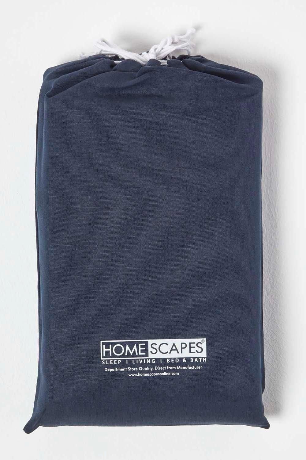 Homescapes Soft Linen Fitted Cot Sheet, Pack of 2 image 5