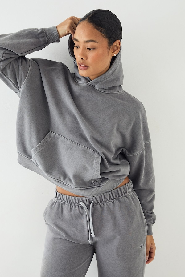 DSGN Studio DSGN Studio Premium Heavyweight Washed Oversized Hoodie Charcoal