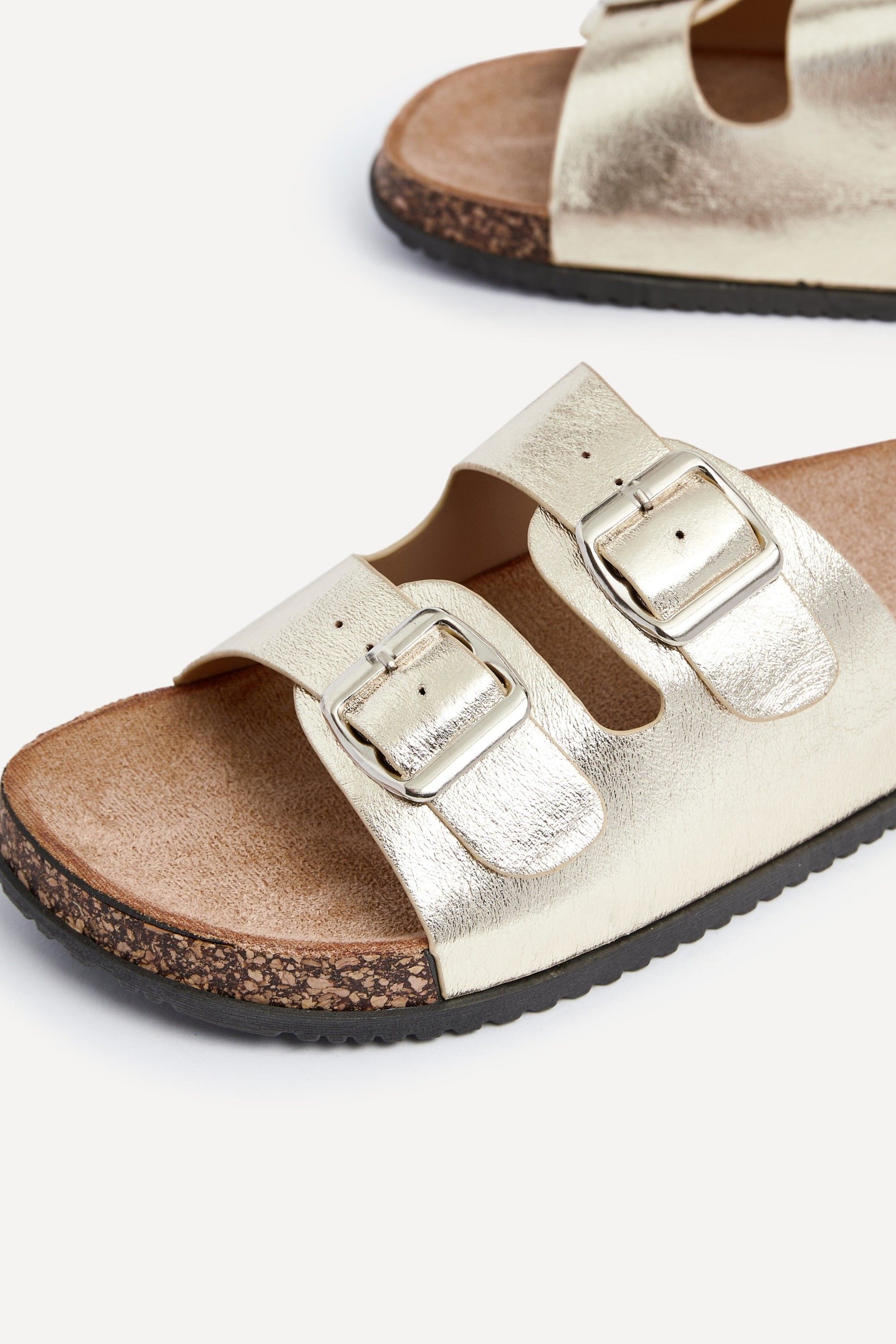 Linzi Northcote Gold Double Buckle Sandals image 5