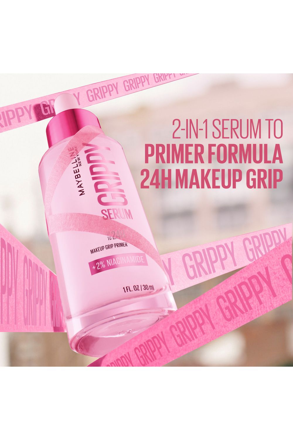 Maybelline Grippy Serum Makeup Primer 30ml Multi image 3
