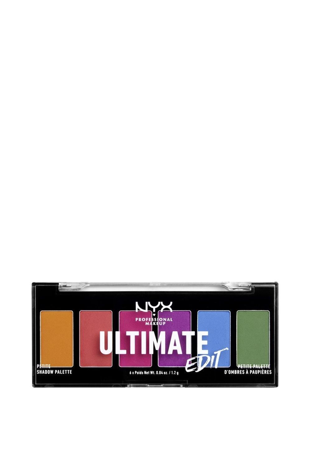 NYX Professional Makeup Ultimate Edit Petite Shadow Palette - 6 Shades Brights image 1