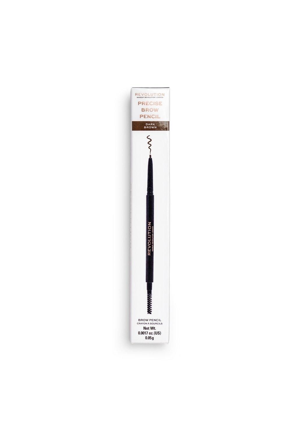 Revolution Precise Brow Pencil Dark Brown image 3