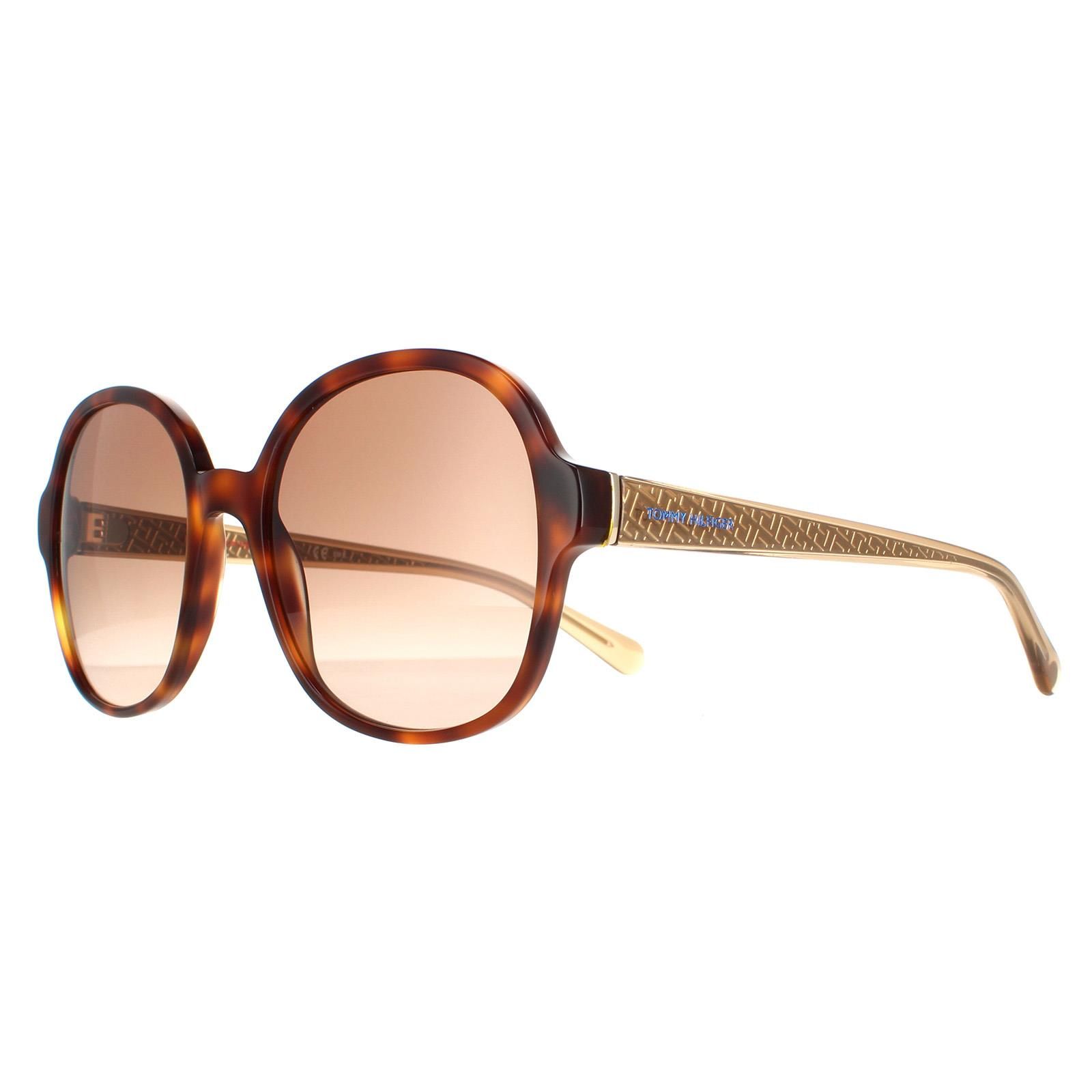 Tommy Hilfiger Round Havana Brown Gradient TH 1812/S image 2