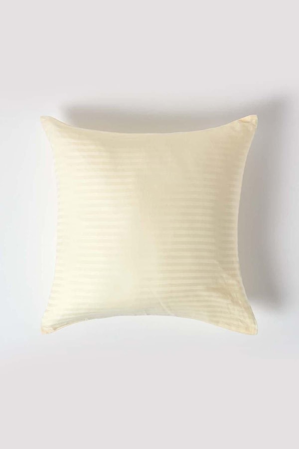 Homescapes Continental Pillowcase Egyptian Cotton 330 TC, 60 x 60 cm