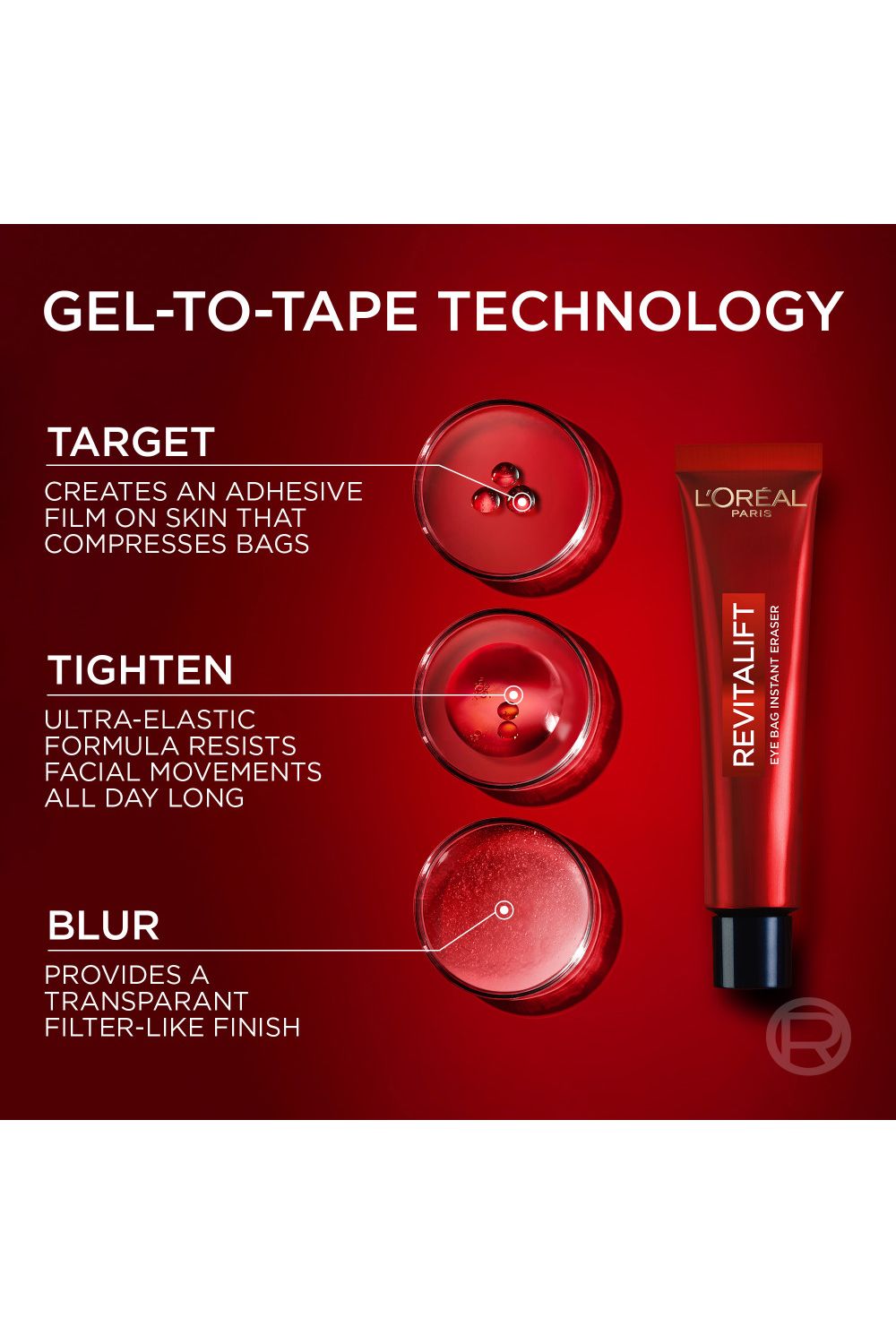 L'Oréal Paris Revitalift Laser Instant Eye Bag Eraser 15ml Multi image 4