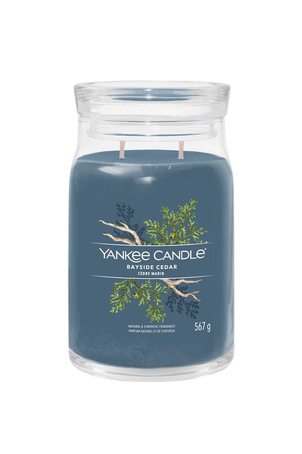 Yankee Candle Signature Large Jar Bayside Cedar Blue