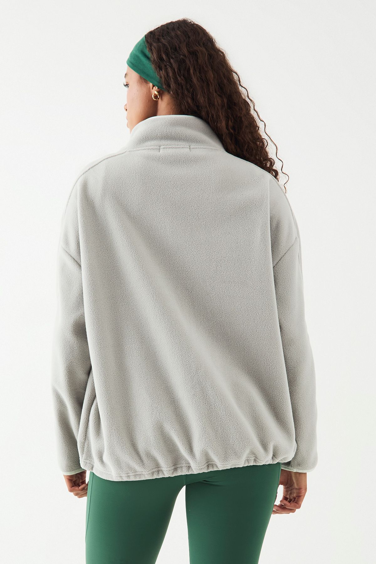 DSGN Studio DSGN Studio Sport Polar Fleece Contrast Binding Jacket Ice Grey image 2