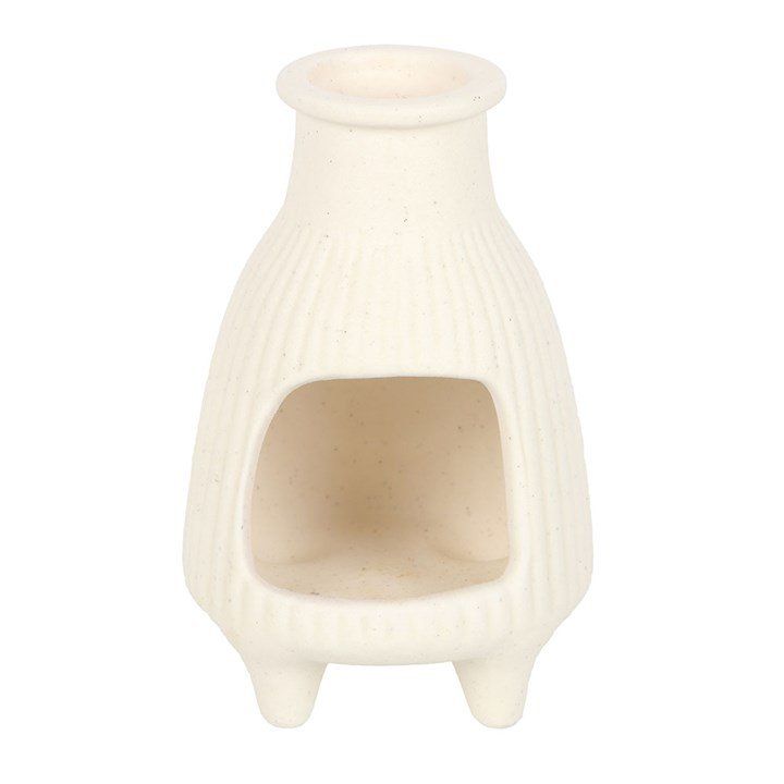 KDMD Cream Ribbed Palo Santo Burner image 4